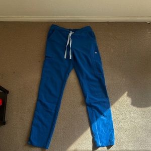 Figs Royal Blue Scrub pants XS